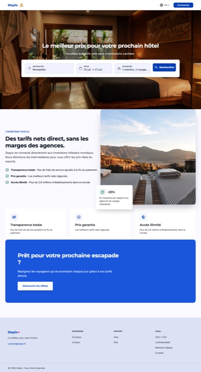 La page complète